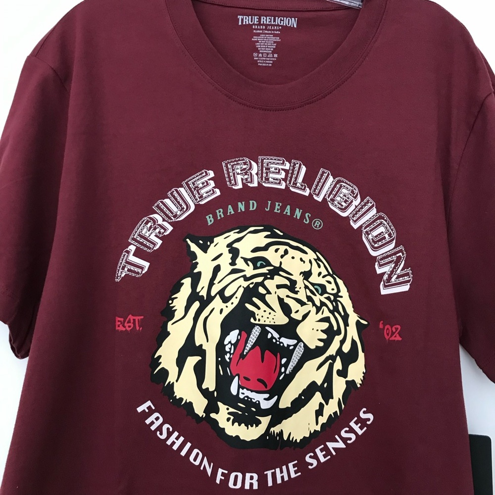 TRUE RELIGION Tiger Face T-Shirt